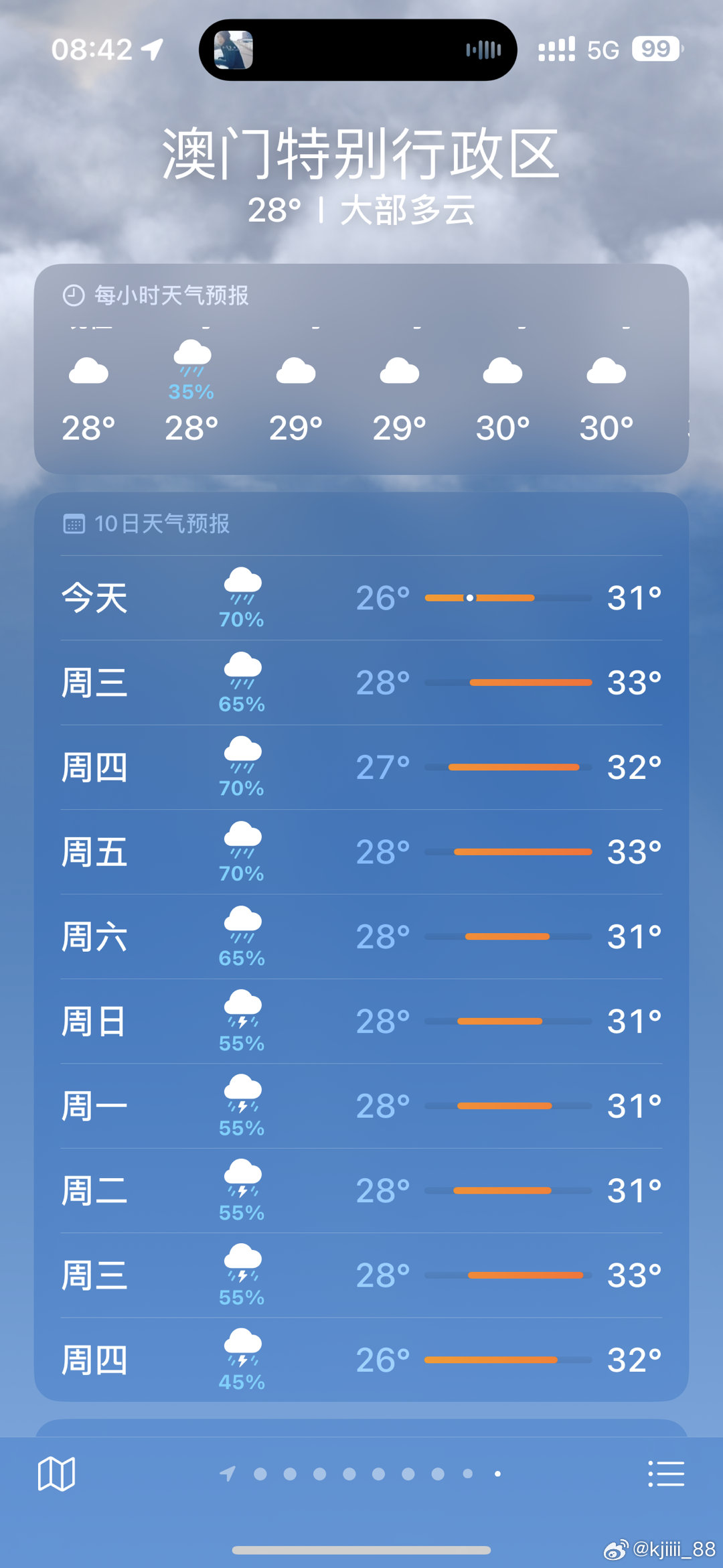 澳门六月天气温度表一览表高清图片大全